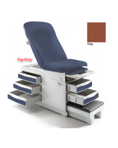 Seamless Exam Table Upholstery Top, Clay