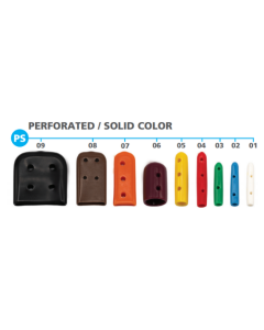 Perforated Double Instrument Protectors Solid Blue 2mm x 19mm
