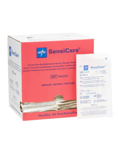 SensiCare® Stretch Vinyl Sterile Exam Gloves Medium (Pairs)