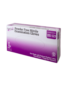 OmniTrust #201 Series Nitrile Exam Gloves, Large