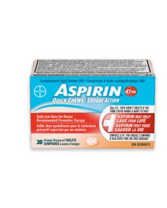 ASPIRIN® 81mg QUICK CHEWS® Daily Low Dose