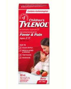 Children's TYLENOL® Fever And Pain For Ages 2-11