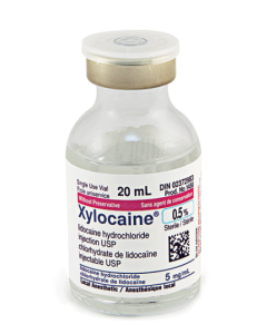 Plain Xylocaine 0.5% 20mL Single-dose