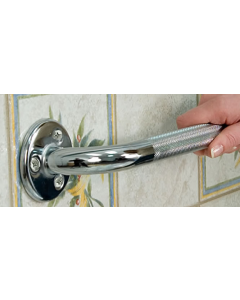 AquaSense Knurled Chrome Grab Bar