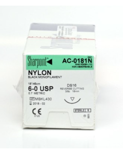 Look Suture 6-0 Nylon, C22