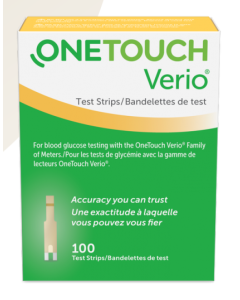 Onetouch Verio Glucose test strip