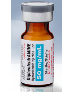 DiphenhydrAMINE Hydrochloride Injection USP  50 mg/mL