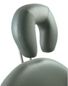 Midmark U-Shaped Headrest Premium Upholstery (Obsidian)