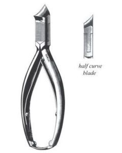 MAGNA® Nail Nipper Front Cutting Half Curved 5 1/2 in
