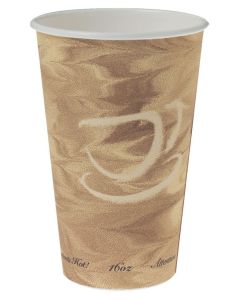 Solo® Single Sided Poly Paper Drinking Hot Cups, 16oz
