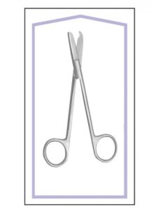 Disposable Littauer Stitch Scissor 5 1/2 in  (Sterile)