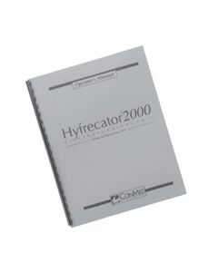 Hyfrecator 2000 Operators Manual