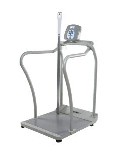 Health o meter® Bariatric Digital Platform Scale with Handrails & Height Rod