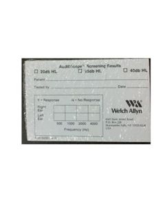 Welch Allyn® AudioScope 3 Recording Form