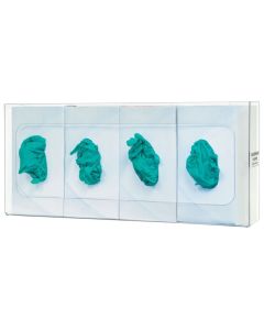 Glove Box Dispenser, 4-Box, Transparent