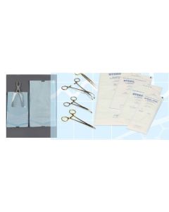 STERIL-PEEL Sterilization Heat Sealing Pouches 5 1/4 in x 10 in