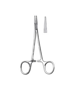 ALMEDIC® Halsey Needle Holder Serrated Jaws 5 in