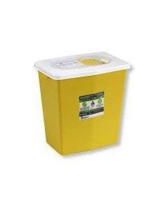 Sharps Safety Large Volume Sharps Container with Sliding Lid 12gl (Yellow)