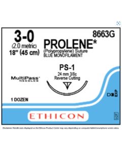 ETHICON PROLENE® Polypropylene Suture 3-0 PS-1