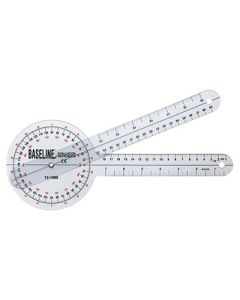Baseline® Plastic Goniometers 360 Degree Head and 12in Arms