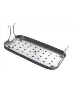 Stainless Steel Perforated Instrument Tray (11 in x 5 1/2 in x 1 in)
