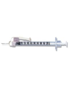 BD SafetyGlide™ insulin syringe 1mL 13mm x 29G U-100