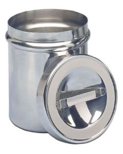 Stainless Steel Dressing Jar with Lid (4 1/4 in x 5 1/4 in)