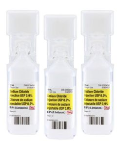 Teligent Sodium Chloride Injection USP 0.9% 10mL Polyamp Single-dose