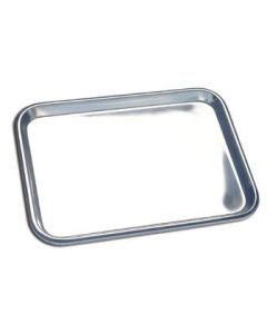 Stainless Steel Shallow Instrument Tray (19.3 in x 12.8 in x 3/4 in)