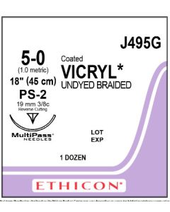 ETHICON Coated VICRYL® Suture 5-0 PS-2