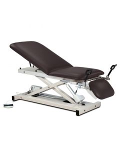 Clinton Open Base Power Table with Adjustable Backrest, Footrest and Stirrups