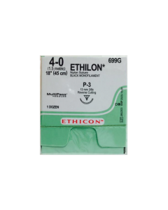 ETHICON Ethilon® Nylon 3/0 FS-1 Black Suture 36/bx