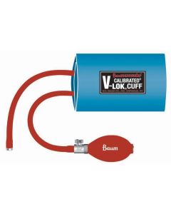Calibrated V-Lok Non-Latex Large Adult Inflation System Complete 2 Tubes