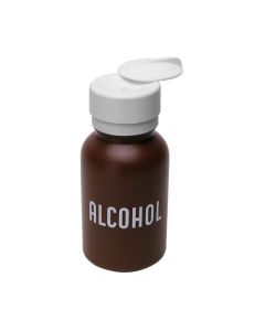 Alcohol Dispenser 8oz Brown Plastic