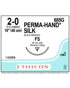 ETHICON PERMAHAND® Silk Suture 2-0 FS