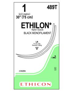 ETHICON ETHILON® Nylon Suture 1 LR, LR