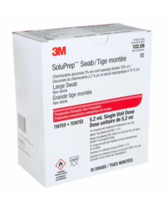 3M™ SoluPrep™ Large Swab (2% w/v chlorhexidine gluconate and 70% v/v isopropyl alcohol) Tinted