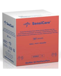 SensiCare® Stretch Vinyl Exam Gloves Small
