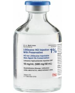 Plain Lidocaine HCI 1% 50mL Multi-dose