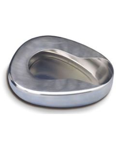 Stainless Steel Bedpan (14 in x 11 1/2 in x 4 in)