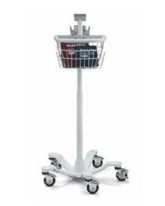 Welch Allyn® Mobile Stand With Basket for Spot, Lxi, CVSM