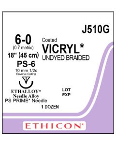 ETHICON Coated VICRYL® Suture 6-0 PS-6