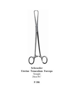 UTILITY® Economy Schroeder Tenaculum Forcep Straight 9 1/2 in