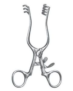 MAGNA® Weitlaner Forceps 3x4 Teeth Blunt 5 in