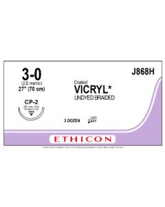 ETHICON Coated VICRYL® Suture 3-0 CP-2