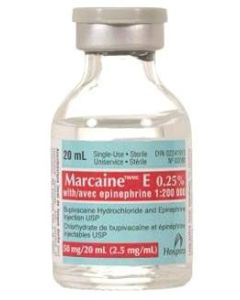 MarcaineE 0.25% With Epinephrine (Single-Dose)