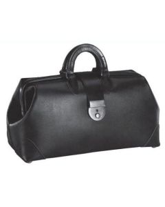 Doctor's Black Leather Bag - Deluxe