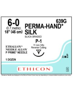 ETHICON PERMAHAND® Silk Suture 6-0 P-1