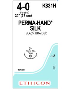 ETHICON PERMAHAND® Silk Suture 4-0 SH
