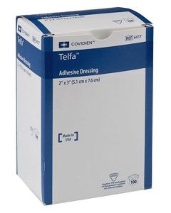 Telfa™ Adhesive Dressing, 2 x 3 in